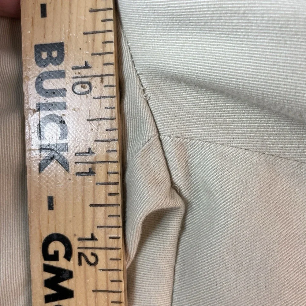 Polo Ralph Lauren Suffield Pants Size 36x32 Beige Flat Front Chino Khakis Preppy